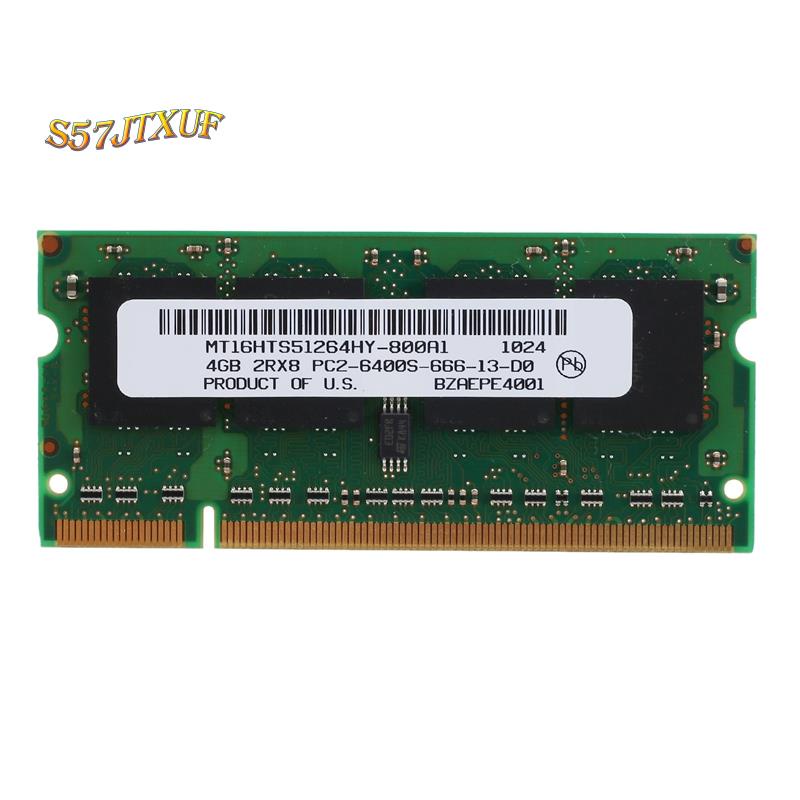 4gb DDR2 筆記本電腦 Ram 800Mhz PC2 6400 SODIMM 2RX8 200 針適用於英特爾 A