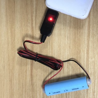 VIVI USB 磁力充電線適用於 3 7V 14500 16340 26650 電池+ Type-C 適配器