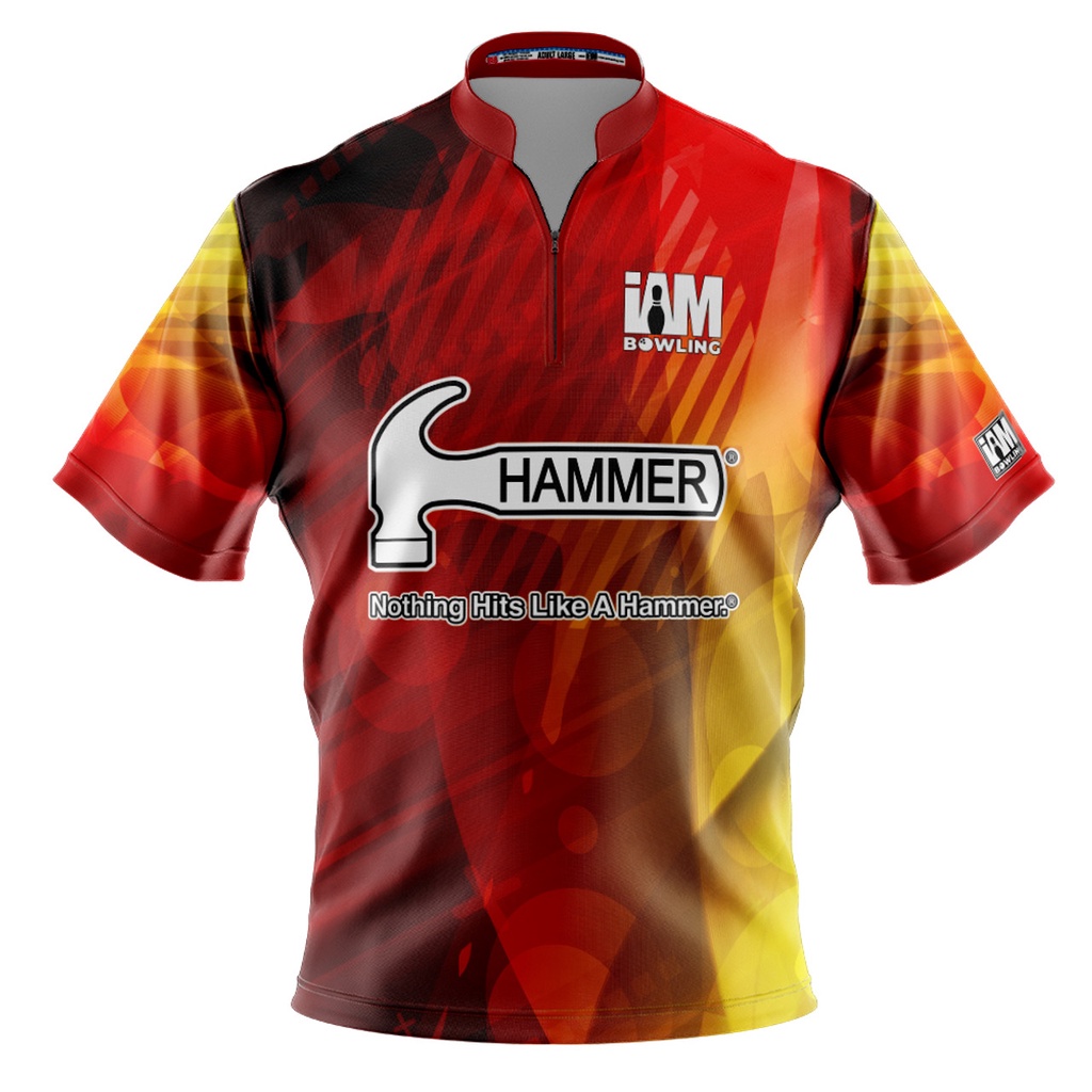 Hammer DS 保齡球衫 - 2028-HM 3D 拉鍊領保齡球衫 DIY 名稱