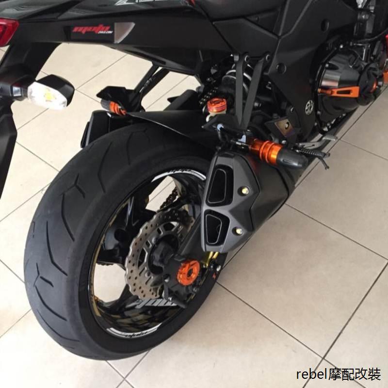 Kawasaki ninja1000改裝適用川崎Z1000 1000R 10-20年NINJA10N00SX後輪改裝防摔