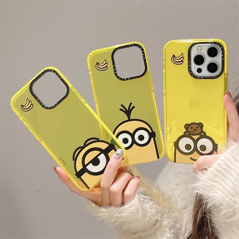 Casetify 卡通小黃人香蕉手機殼適用於 iPhone 14 13 12 11 Pro MAX XR X XS MA