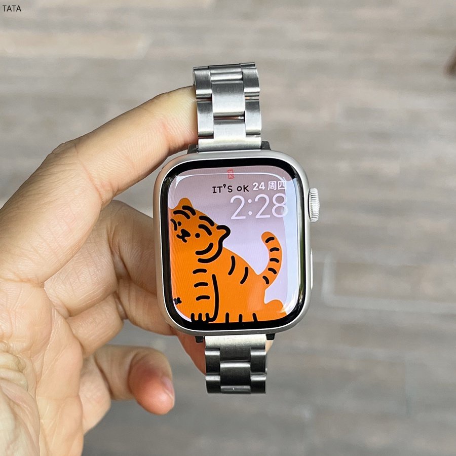現貨 Apple Watch 小香風錶帶 女士錶帶 不鏽鋼錶帶S8 S6 S7 SE 41mm 40mm 44mm 45