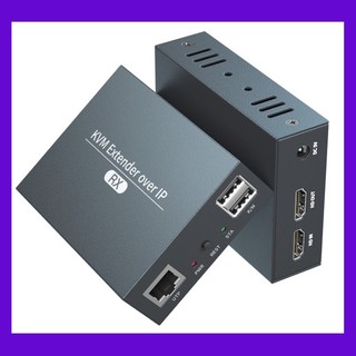 【15天出貨】HDMI KVM 200M PC電腦監控硬碟錄像機USB遠端操作USB+HDMI TO RJ45 組合裝