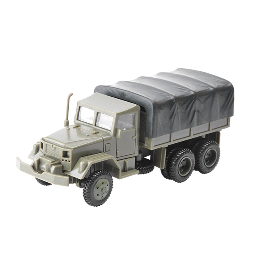 1:72 M35軍用卡車4D輪式裝甲車免膠組裝模型