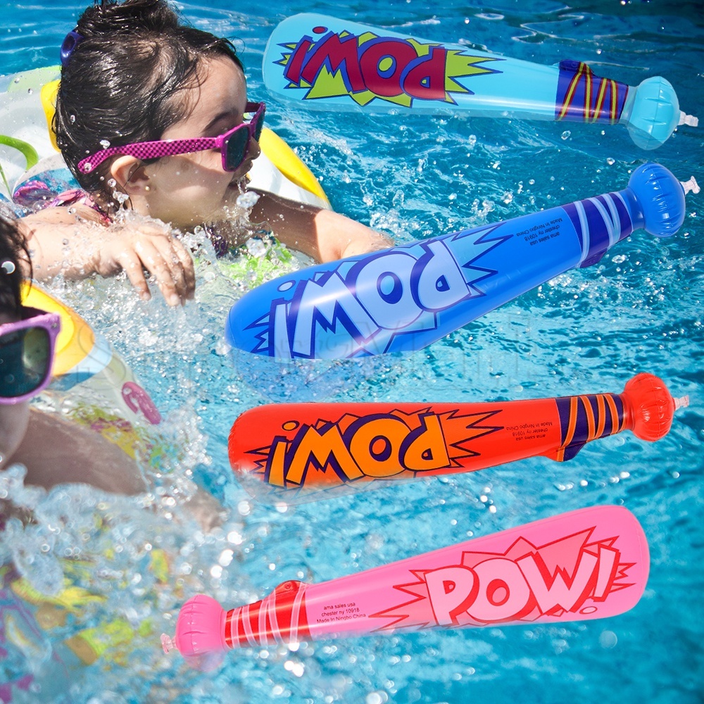Pvc 充氣錘玩具有趣的錘子充氣格鬥遊戲兒童游泳池安全浮子戲水玩具充氣錘棒球棒模型玩具學校活動用品