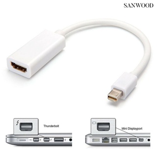 【手機配件】適用於Macbook Pro Air iMac的MINI ThunderBolt顯示端口DP到HDMI電纜適