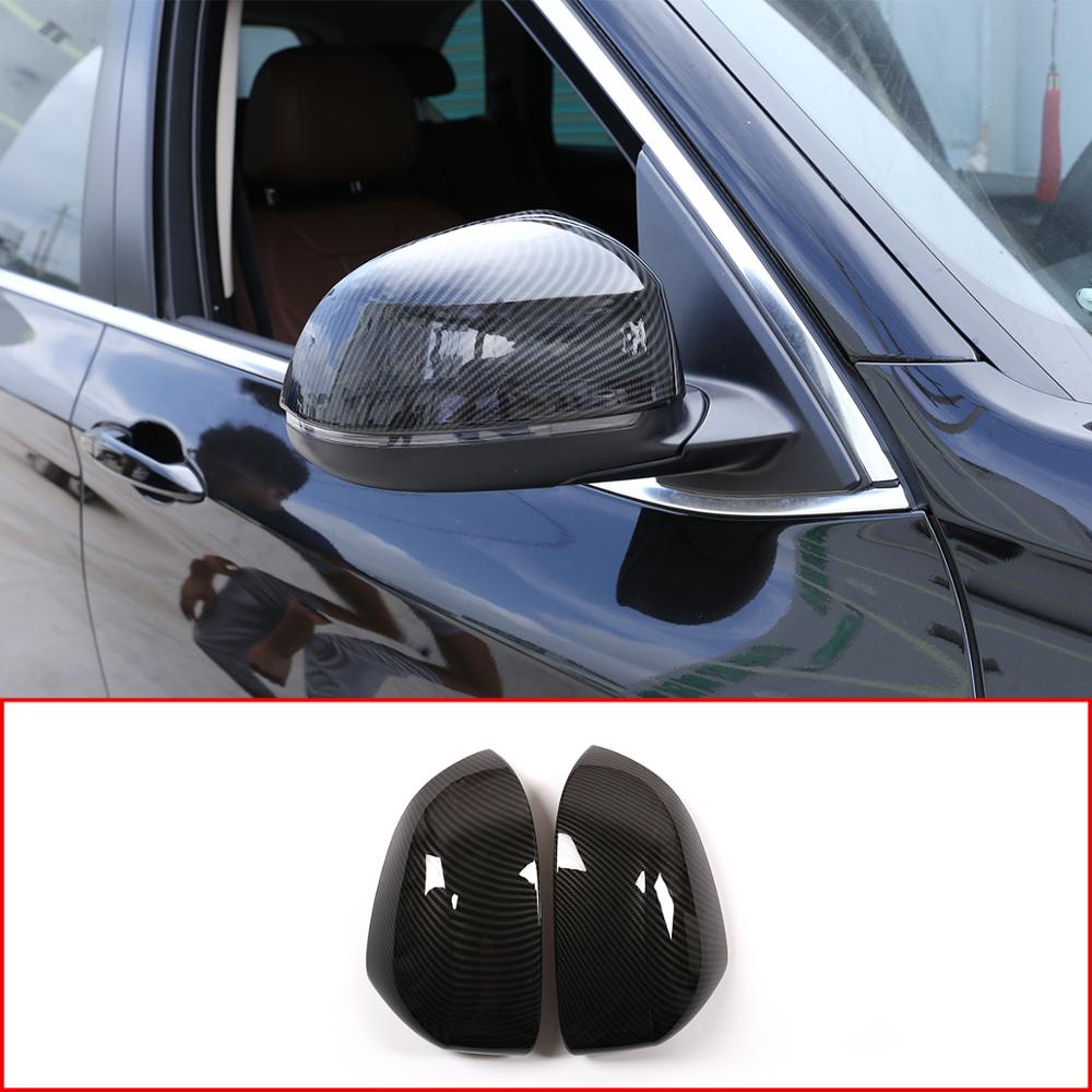 BMW 寶馬 X5 F15 G05 X7 G07 ABS碳纖紋/黑色 後視鏡帽蓋飾件 2件套