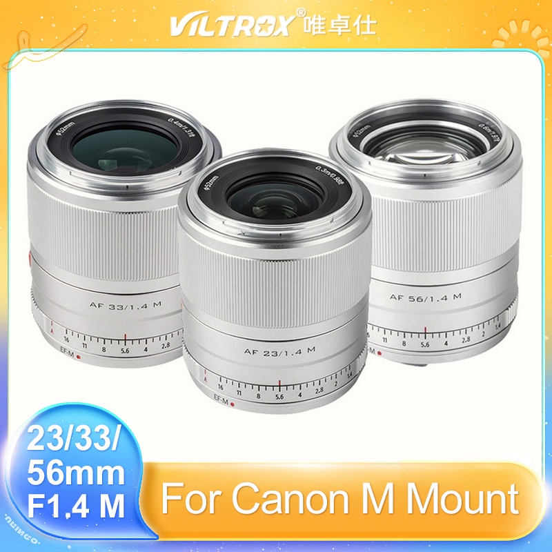 Viltrox 23mm 33mm 56mm F1.4 APS-C AF 自動對焦 STM 大光圈鏡頭,適用於佳能 EO