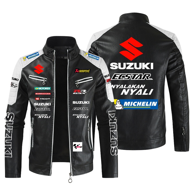 MOTOGP SUZUKI比賽夾克防風衣GSX-R600機車騎行皮衣長袖薄款防雨外套