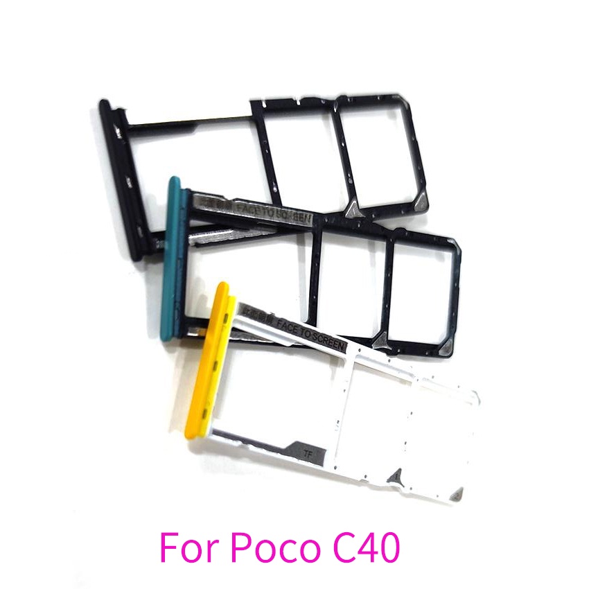 XIAOMI 適用於小米 Poco C40 SIM 卡托盤插槽支架適配器插座