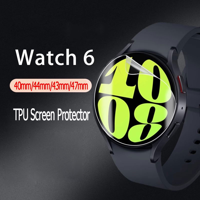 三星watch 6 classic保護貼 手錶螢幕保護貼水凝膜 適用於Samsung Galaxy Watch 6