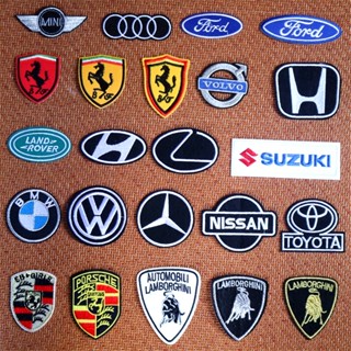 FERRARI LAND ROVER BMW NISSAN HONDA 路虎福特本田賓士品牌汽車標誌熨燙補丁豐田寶馬日產