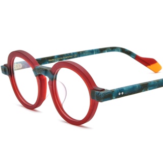 新款磨砂個性時尚圓形板材眼鏡框光學鏡框架小臉男女眼鏡