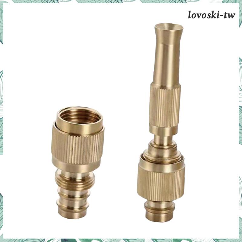 [LovoskiTW] 黃銅噴嘴可調節實用易於安裝配件後院草坪庭院高壓清洗機噴嘴