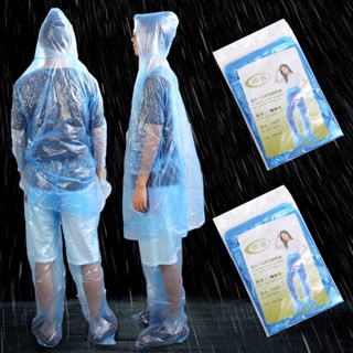 分體套裝不透水雨具一次性雨衣雨褲方便雨罩戶外運動配件防塵防水防臟快速真空壓縮成人