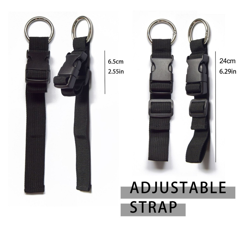24cm鑰匙扣可固定在背包和褲子上,帶尼龍繩便攜收納繩戶外小工具