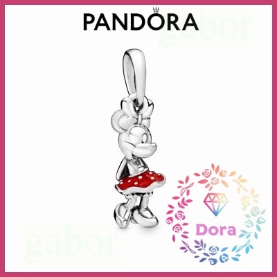Dora Shop❤ Pandora潘朵拉 迪士尼米妮老鼠吊墜  情侶 祝福 輕奢 情人節 禮物397768EN09