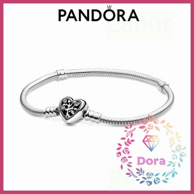 Dora Shop❤ Pandora 潘朵拉 Moments 家族樹心形手鍊   情侶 祝福 598827C01