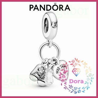 Dora Shop❤Pandora潘朵拉 嬰兒奶瓶和鞋子吊飾 情侶 祝福 輕奢 情人節 禮物798106CZ