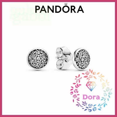 Dora Shop❤ Pandora 潘朵拉 密釘耳釘  情侶 祝福 輕奢 情人節 禮物290726CZ