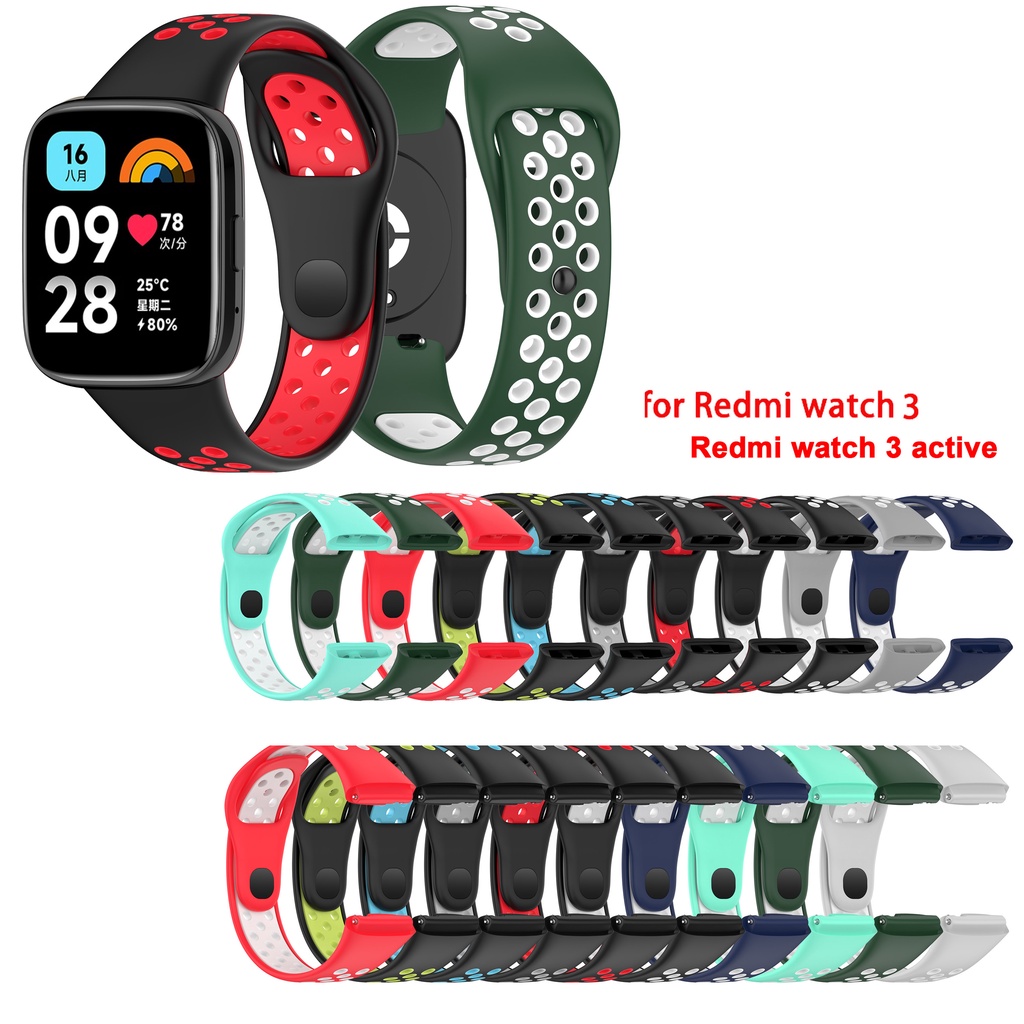 Redmi Watch3 Active lite watch 3 軟錶帶運動手鍊矽膠錶帶