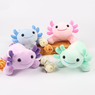 🤩買到賺到🤩熱銷卡通可愛彩色蠑螈龍寶寶公仔Axolotl Plush毛絨玩具禮物