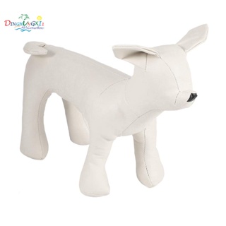 皮革狗人體模型站立位置狗模型玩具寵物動物商店展示人體模型