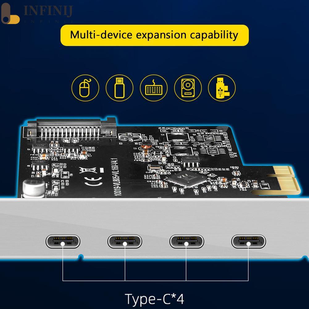 [infinij.tw] 麥沃（MAIWO）KC019 PCI-E轉Type-c USB3.1擴展卡 type-c擴展塢