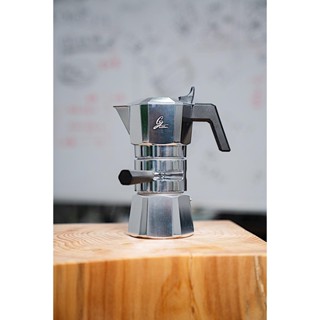 低價熱賣 恆溫萃取降溫雙閥2杯份摩卡壺濃縮咖啡不過萃家用戶外露營鋁製