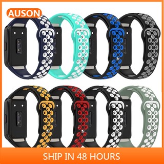 適用於 huawei band6 honor band 6 watch 錶帶的 huawei band 6 透氣錶帶運動