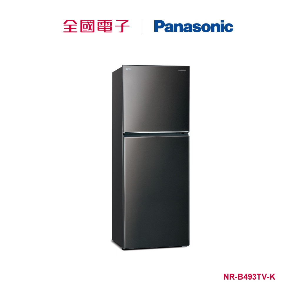 Panasonic 498L雙門變頻鋼板冰箱-黑  NR-B493TV-K 【全國電子】