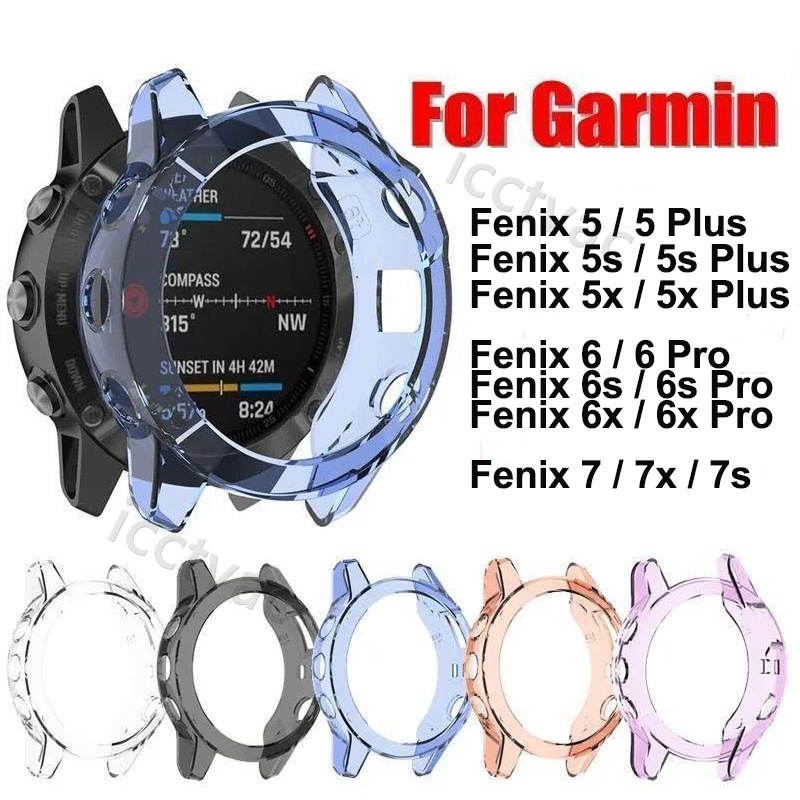 Garmin Fenix 7 7S 7X 6 6S 6X Pro 5 5X 5S Plus 保險槓框架腕帶外殼配件的軟