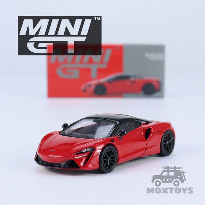 Mini GT 1:64 McLaren Artura Vermillion Red 2023 LHD 壓鑄模型車