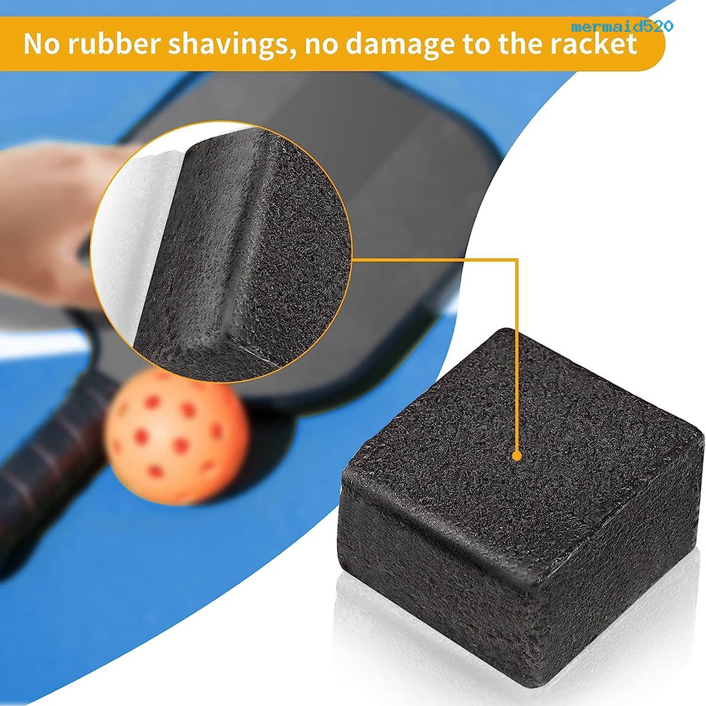 【戶外必備】AMZ 球拍板擦橡膠清潔器 用於去除球拍殘留物和汙垢 匹克球拍橡皮擦