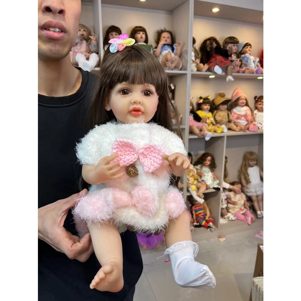 台灣製洋娃娃 公主娃娃 仿真嬰兒娃娃 假寶寶娃娃 小女孩娃娃 玩偶 陪伴娃娃 洗澡娃娃 洗澡玩具 陪睡娃娃 矽膠嬰兒娃娃