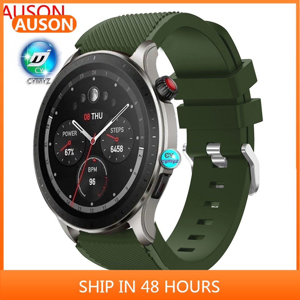 Amazfit GTR 4 錶帶 矽膠錶帶 amazfit GTR4 腕帶 amazfit GTR 4 保護套全屏保護套