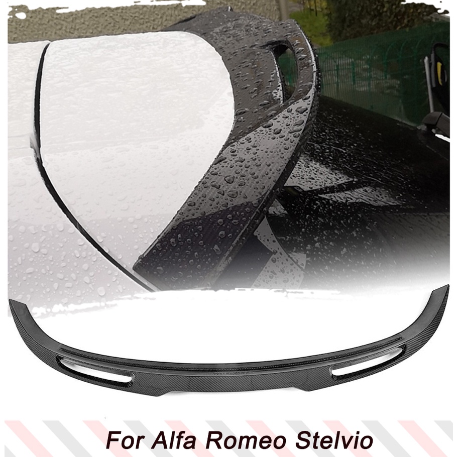 Alfa Romeo阿爾法羅密歐 Stelvio 尾翼 頂翼 尾門定風翼 後上遮陽頂翼 100%碳纖維