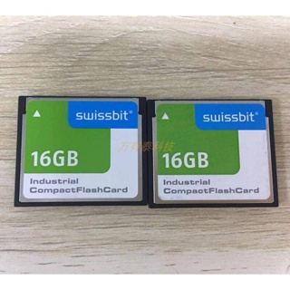 記憶體卡可開票德國SWISSBIT CF 16G工業級SLC閃存CF卡16GB數控機床SFCF存儲卡ayl特惠