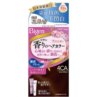 hoyu美源花果香快速染髮霜4CA摩卡棕（包裝隨機）