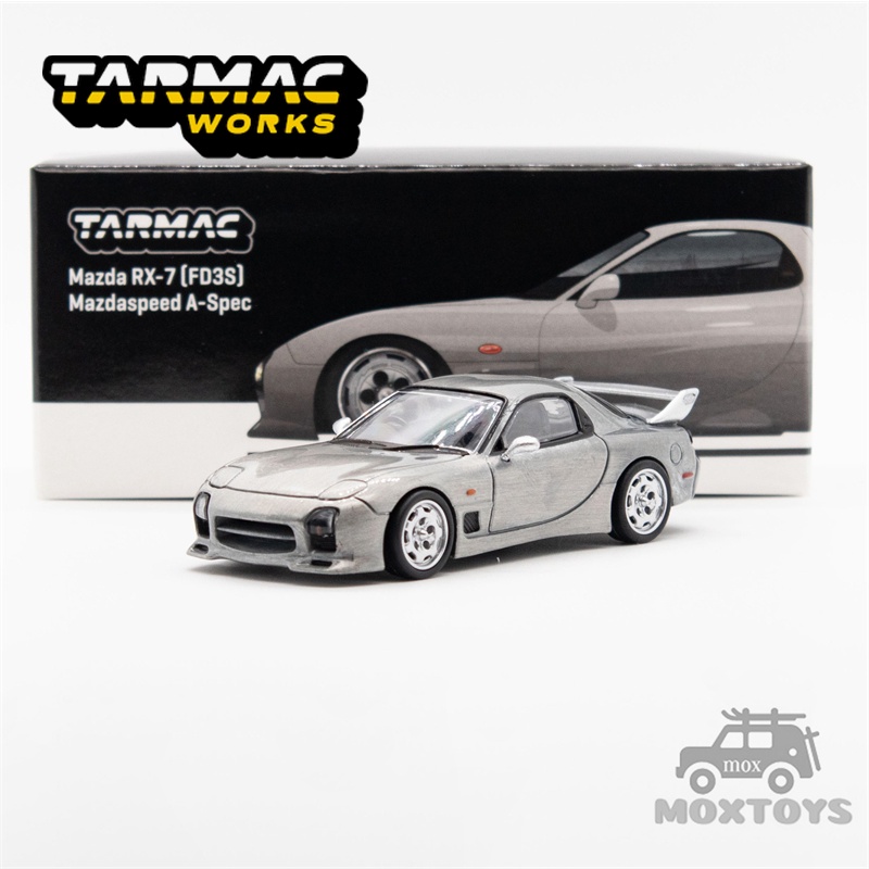 Tarmac Works 1:64 Mazda RX-7 FD3S Mazdaspeed A-Spec 銀色壓鑄模型車