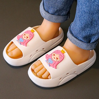 夏季兒童拖鞋可愛卡通防滑公主男女孩涼鞋夏季素色寶寶配飾