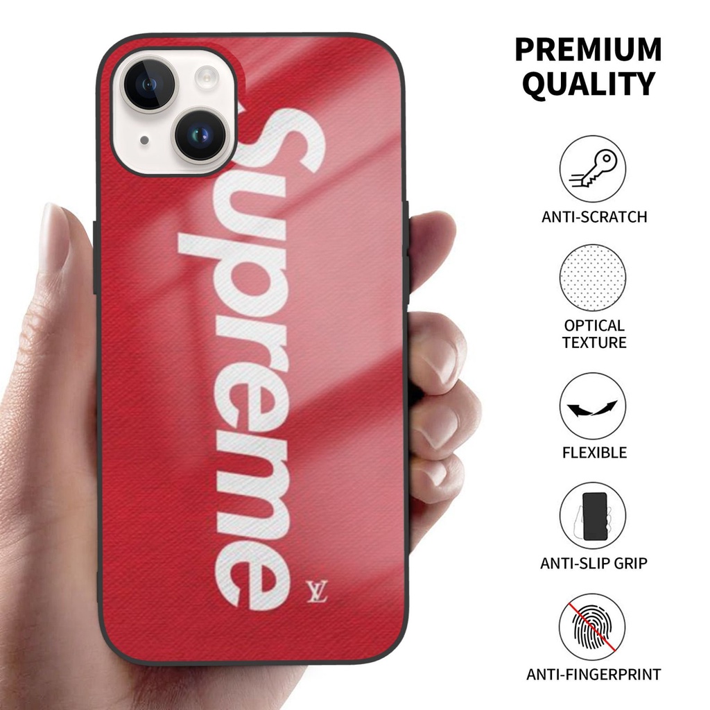 Supreme 時尚新款精緻手機殼保護套適用於 IPhone 15 13 14 12 Pro Max