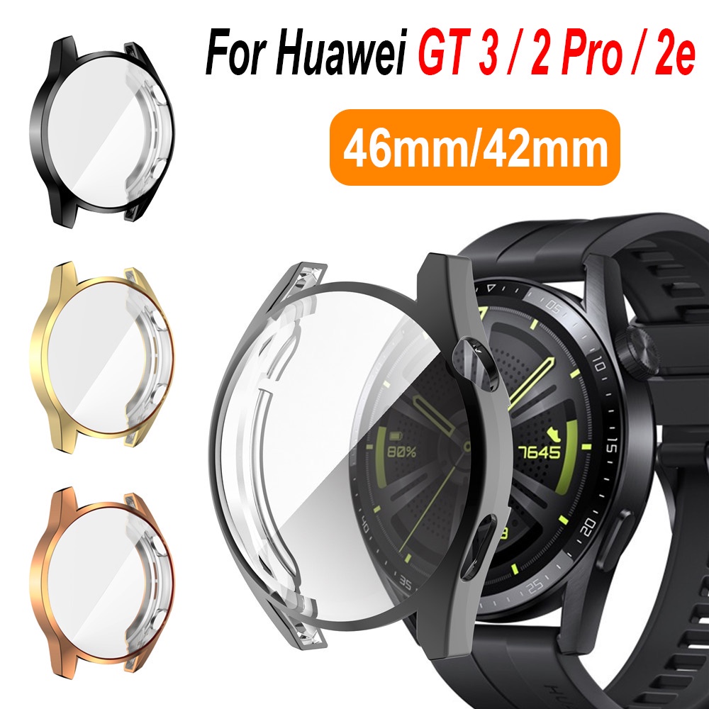 Huawei GT2 GT3 42mm 46mm 保護殼 華為手錶保護殼 殼膜一體 保護套 GT2 Pro 全包殼 2E