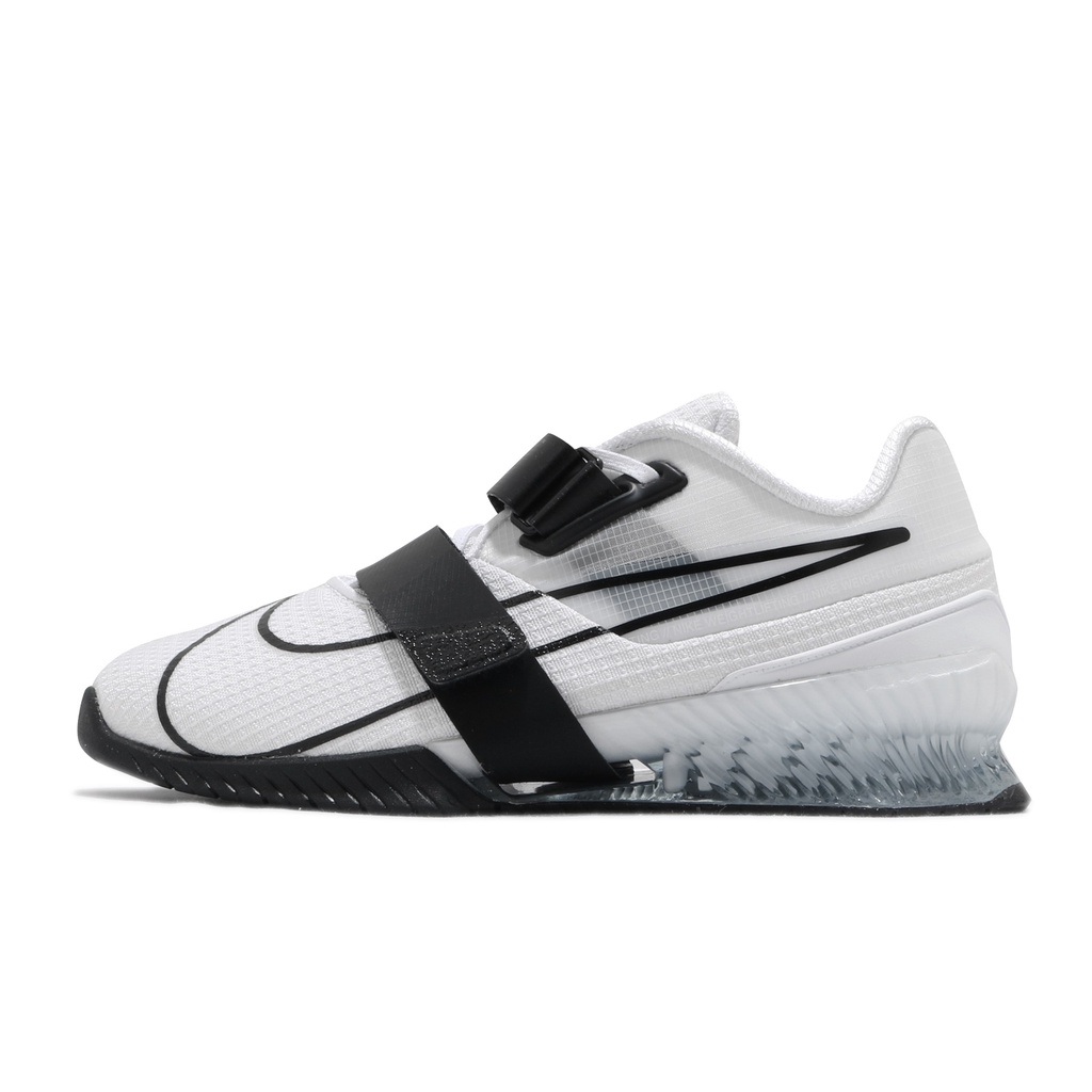 Nike 舉重鞋 Romaleos 4 白 黑 重訓 深蹲 蹲舉 健身 男鞋【ACS】 CD3463-101