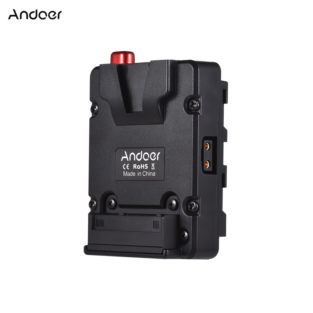 Andoer Mini Nano V-lock Mount 電池電源適配器板到 NP-F 安裝