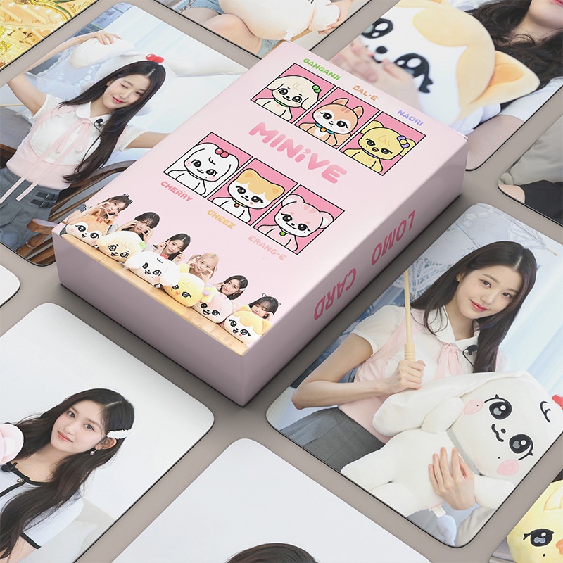 Kpop 55PCS IVE Jang Won Young MINIVE Flash Lomo 小卡片收藏卡隨機卡片