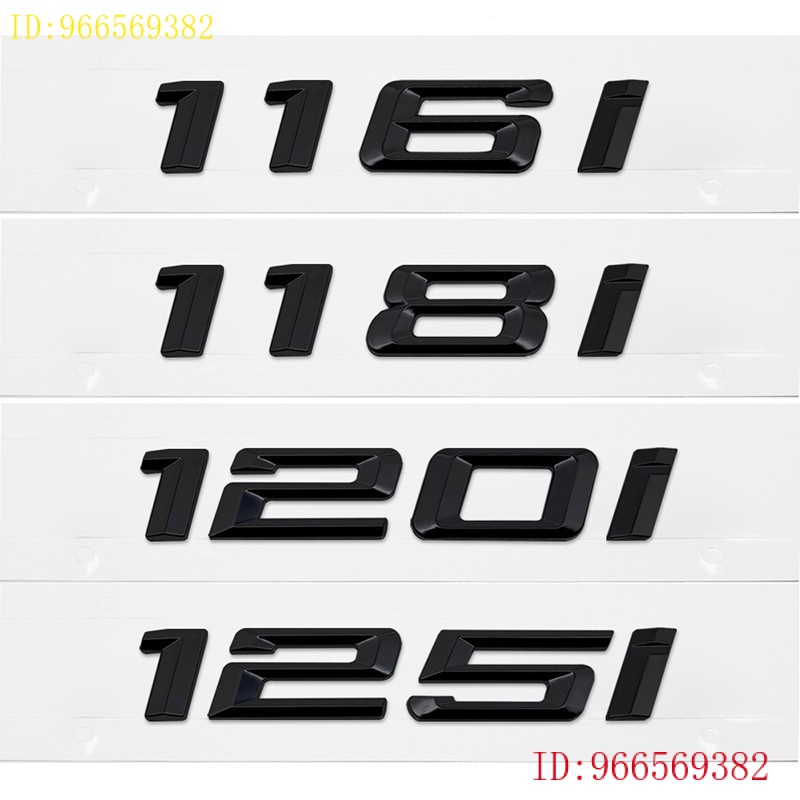 寶馬 BMW E92、F36、f12、E60 218iABS電鍍字母數字車貼排量標字標116i 118i 120i 12