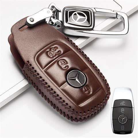 現貨 BENZ 賓士B200、s205、E350  鑰匙皮套 適用A250真皮鑰匙包C300 E300汽車鑰匙套S400
