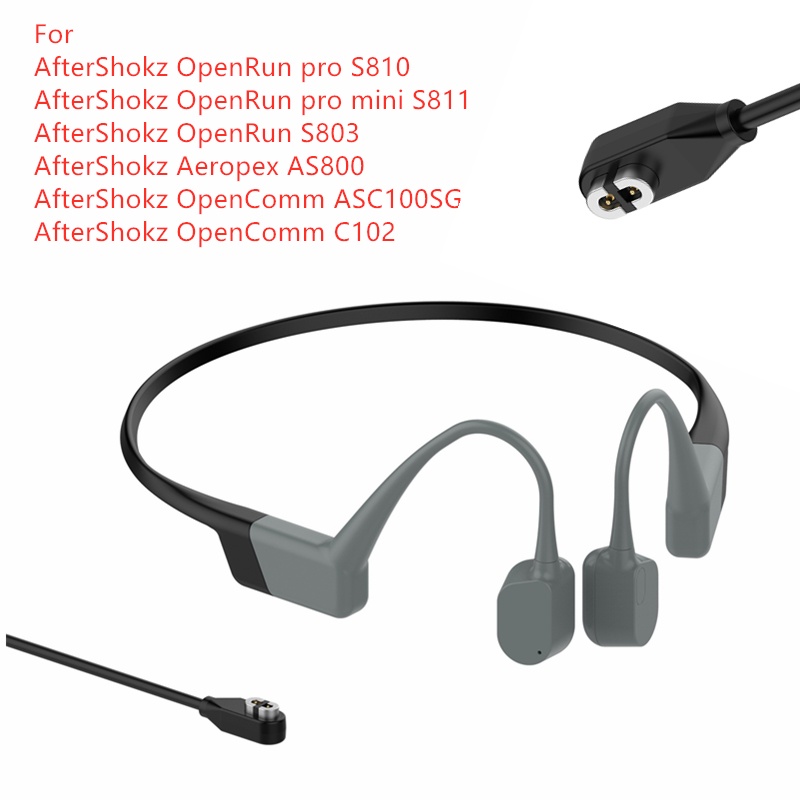 適用於 Aftershockz AS800 / AfterShokz OpenComm/ OpenRun Pro 充電器