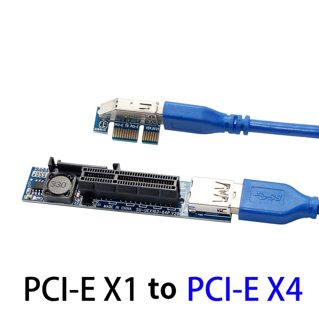 Jmt PCI Express USB 3.0 適配器提升器擴展器 PCIE 提升卡 USB 3.0 PCI-E SAT